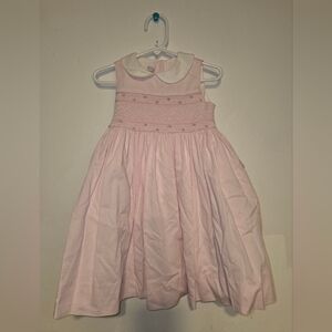 Frances Johnson For Simi Smocked Pink Kids Dress 2t